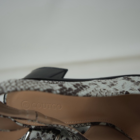 Snakeskin Patterned Heels - Picture 2 of 4